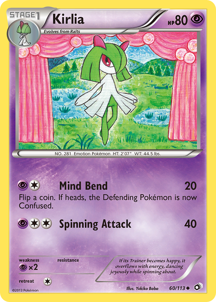 Kirlia (60/113) [Black & White: Legendary Treasures] | Mega City Incorporated