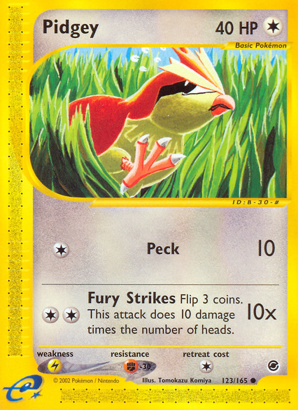 Pidgey (123/165) [Expedition: Base Set] | Mega City Incorporated