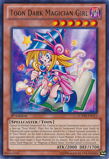 Toon Dark Magician Girl [LCYW-EN111] Rare | Mega City Incorporated