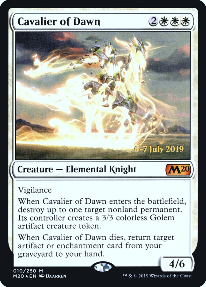 Cavalier of Dawn  [Core Set 2020 Prerelease Promos] | Mega City Incorporated