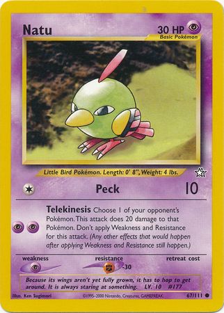 Natu (67/111) [Neo Genesis Unlimited] | Mega City Incorporated