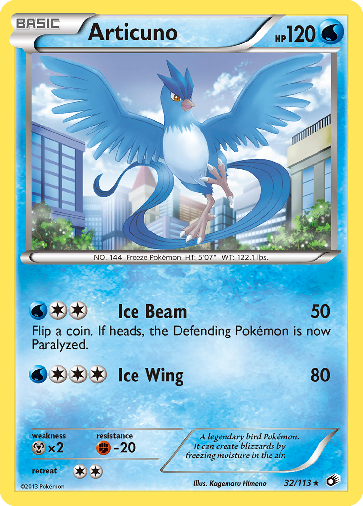 Articuno (32/113) [Black & White: Legendary Treasures] | Mega City Incorporated