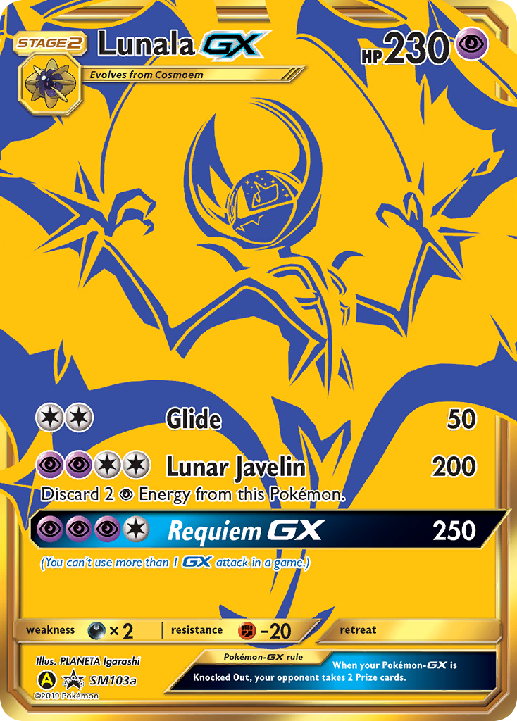Lunala GX (SM103a) [Sun & Moon: Black Star Promos] | Mega City Incorporated