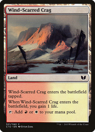 Wind-Scarred Crag [Commander 2015] | Mega City Incorporated