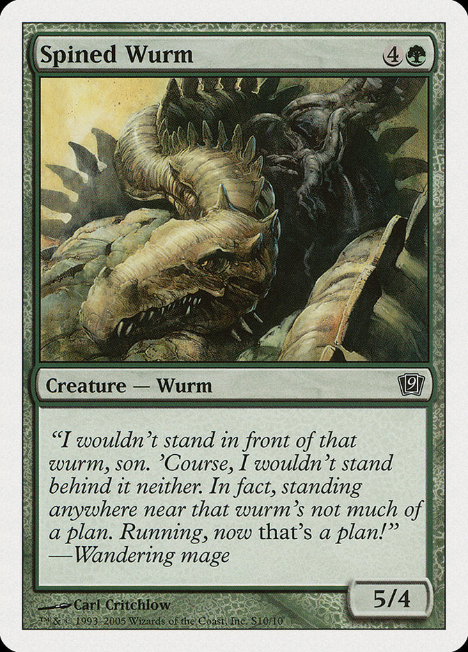 Spined Wurm [Ninth Edition] | Mega City Incorporated