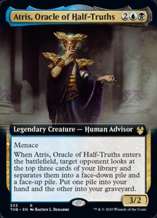 Atris, Oracle of Half-Truths (Extended Art) [Theros Beyond Death] | Mega City Incorporated