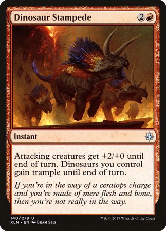 Dinosaur Stampede [Ixalan] | Mega City Incorporated