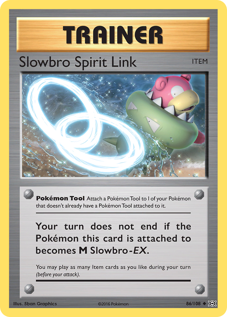 Slowbro Spirit Link (86/108) [XY: Evolutions] | Mega City Incorporated