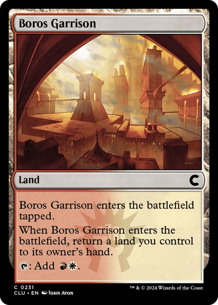 Boros Garrison [Ravnica: Clue Edition] | Mega City Incorporated