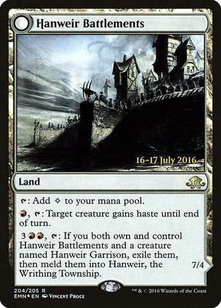 Hanweir Battlements [Eldritch Moon Promos] | Mega City Incorporated