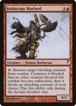 Balduvian Warlord [Coldsnap] | Mega City Incorporated