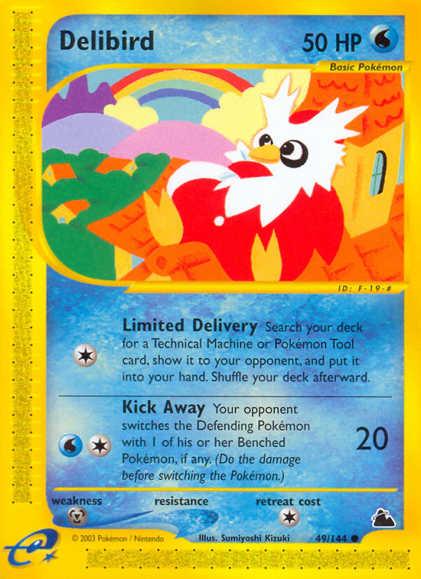 Delibird (49/144) [Skyridge] | Mega City Incorporated