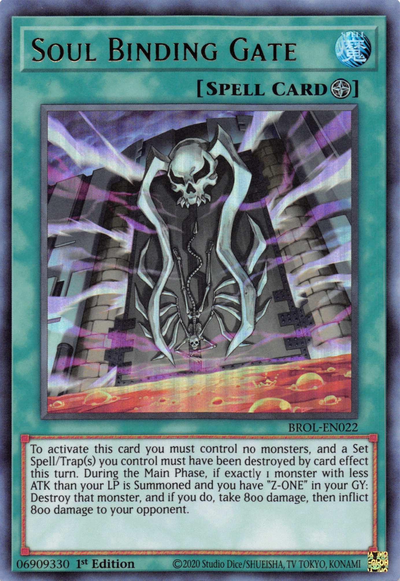 Soul Binding Gate [BROL-EN022] Ultra Rare | Mega City Incorporated