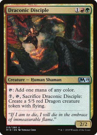 Draconic Disciple [Core Set 2019] | Mega City Incorporated