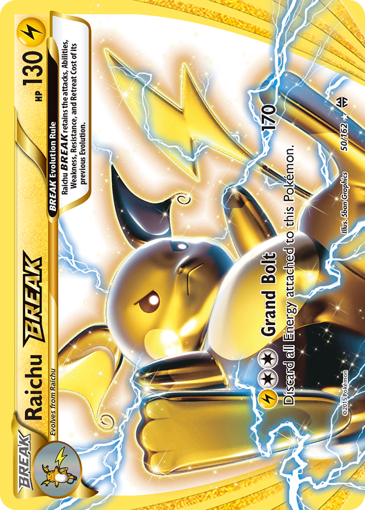 Raichu BREAK (50/162) [XY: BREAKthrough] | Mega City Incorporated