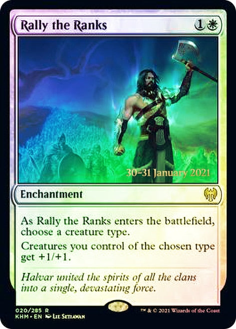 Rally the Ranks  [Kaldheim Prerelease Promos] | Mega City Incorporated