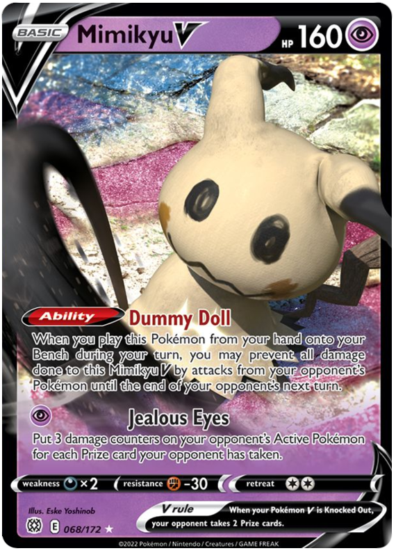 Mimikyu V (068/172) [Sword & Shield: Brilliant Stars] | Mega City Incorporated