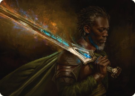 Anduril, Flame of the West Art Card [The Lord of the Rings: Tales of Middle-earth Art Series] | Mega City Incorporated