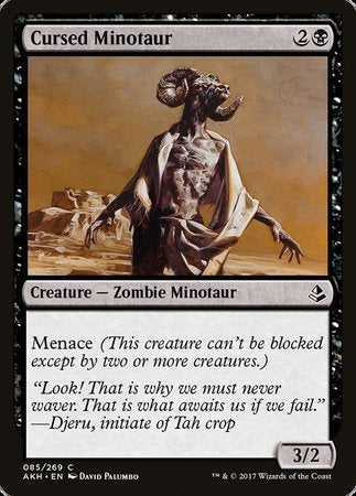 Cursed Minotaur [Amonkhet] | Mega City Incorporated