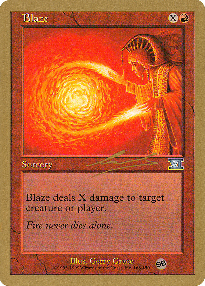 Blaze (Nicolas Labarre) [World Championship Decks 2000] | Mega City Incorporated