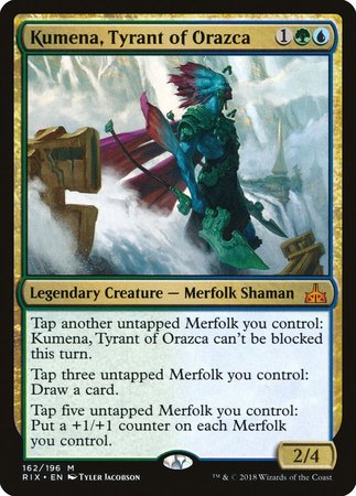 Kumena, Tyrant of Orazca [Rivals of Ixalan] | Mega City Incorporated