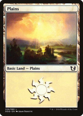 Plains (38) [Duel Decks: Blessed vs. Cursed] | Mega City Incorporated