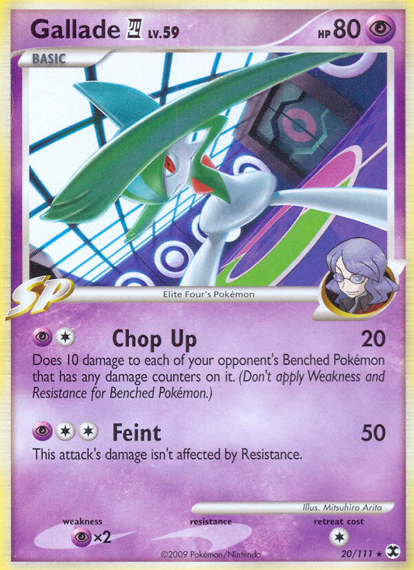 Gallade (20/111) [Platinum: Rising Rivals] | Mega City Incorporated