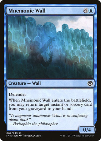 Mnemonic Wall [Iconic Masters] | Mega City Incorporated