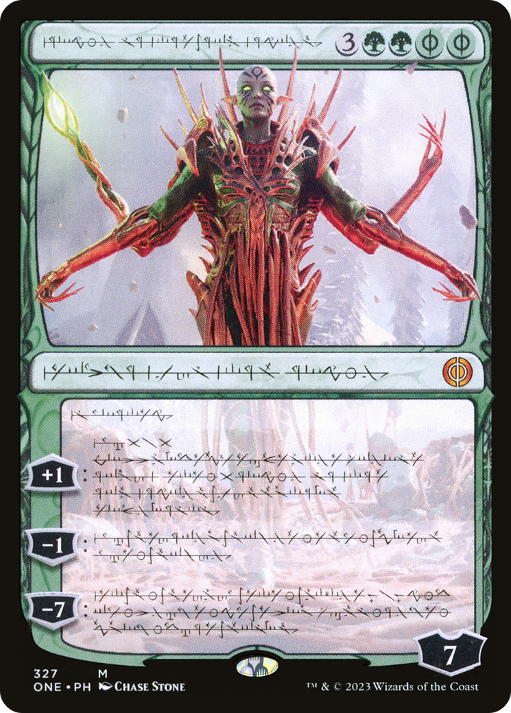 Nissa, Ascended Animist (Phyrexian) [Phyrexia: All Will Be One] | Mega City Incorporated