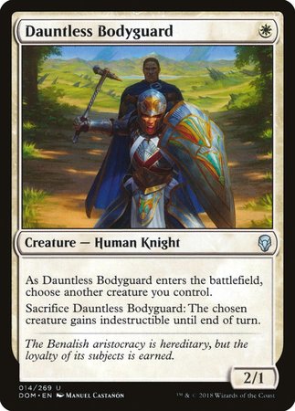 Dauntless Bodyguard [Dominaria] | Mega City Incorporated