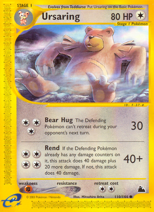 Ursaring (110/144) [Skyridge] | Mega City Incorporated
