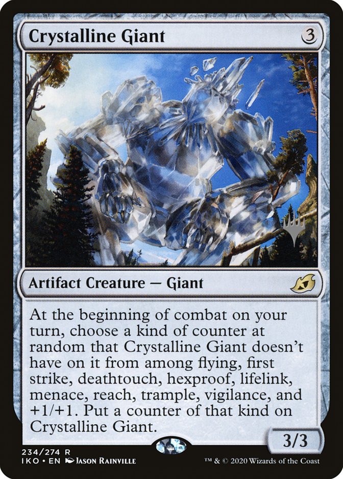 Crystalline Giant (Promo Pack) [Ikoria: Lair of Behemoths Promos] | Mega City Incorporated