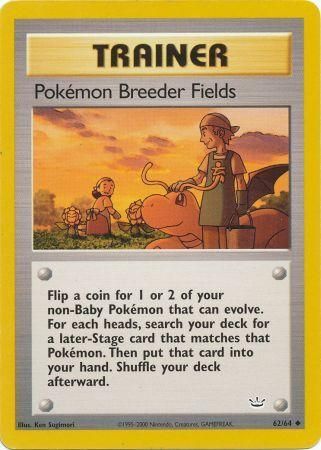 Pokemon Breeder Fields (62/64) [Neo Revelation Unlimited] | Mega City Incorporated