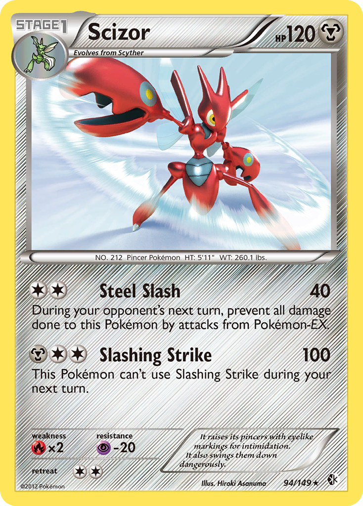 Scizor (94/149) [Black & White: Boundaries Crossed] | Mega City Incorporated