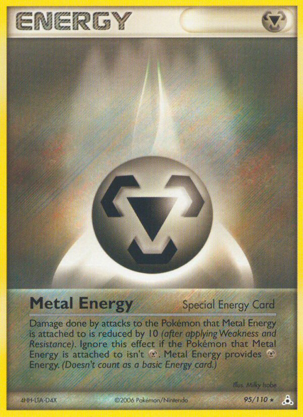 Metal Energy (95/110) [EX: Holon Phantoms] | Mega City Incorporated