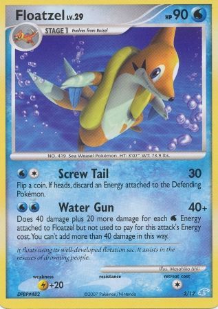 Floatzel (2/12) [Diamond & Pearl: Trainer Kit - Manaphy] | Mega City Incorporated