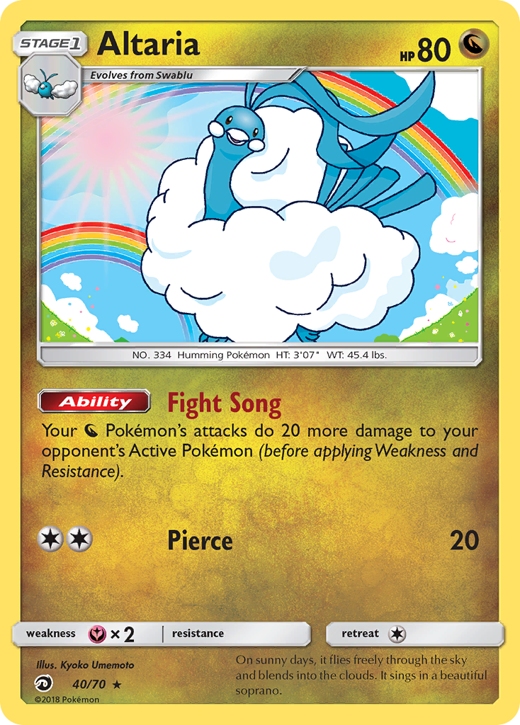 Altaria (40/70) [Sun & Moon: Dragon Majesty] | Mega City Incorporated