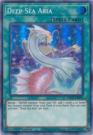 Deep Sea Aria [MP21-EN076] Super Rare | Mega City Incorporated