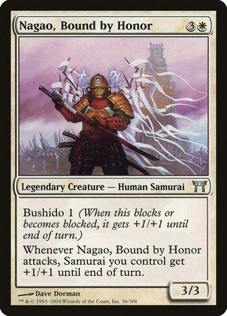 Nagao, Bound by Honor [Champions of Kamigawa] | Mega City Incorporated