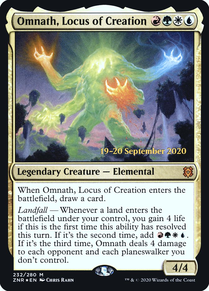 Omnath, Locus of Creation  [Zendikar Rising Prerelease Promos] | Mega City Incorporated