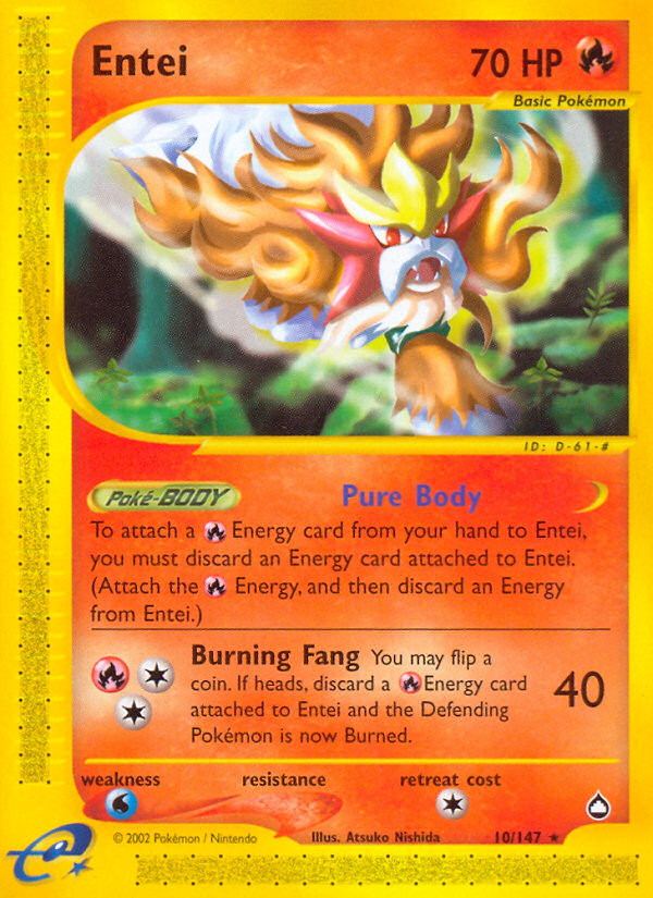 Entei (10/147) [Aquapolis] | Mega City Incorporated