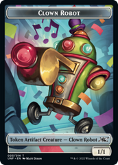 Clown Robot (003) // Food (010) Double-sided Token [Unfinity Tokens] | Mega City Incorporated