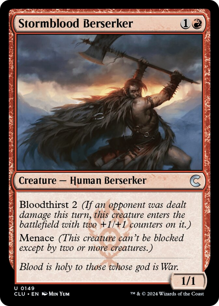 Stormblood Berserker [Ravnica: Clue Edition] | Mega City Incorporated