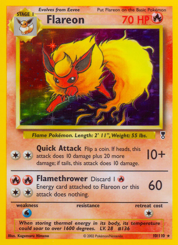 Flareon (10/110) [Legendary Collection] | Mega City Incorporated