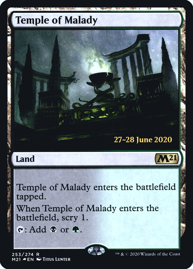 Temple of Malady  [Core Set 2021 Prerelease Promos] | Mega City Incorporated