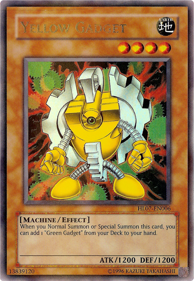 Yellow Gadget [HL07-EN006] Parallel Rare | Mega City Incorporated