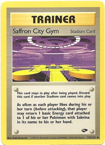 Saffron City Gym (122/132) [Gym Challenge Unlimited] | Mega City Incorporated