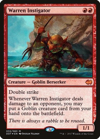 Warren Instigator [Duel Decks: Merfolk vs. Goblins] | Mega City Incorporated