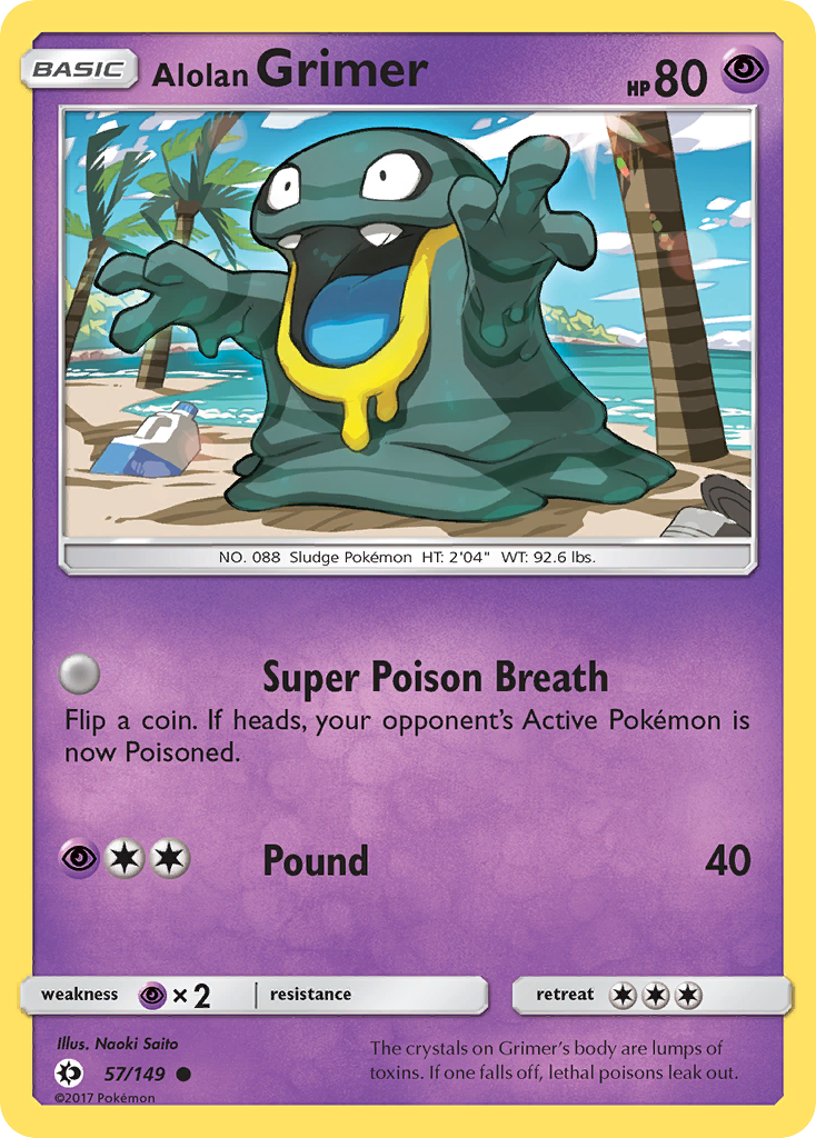 Alolan Grimer (57/149) [Sun & Moon: Base Set] | Mega City Incorporated