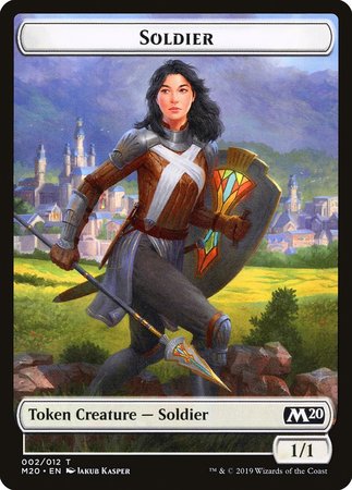 Soldier Token [Core Set 2020 Tokens] | Mega City Incorporated